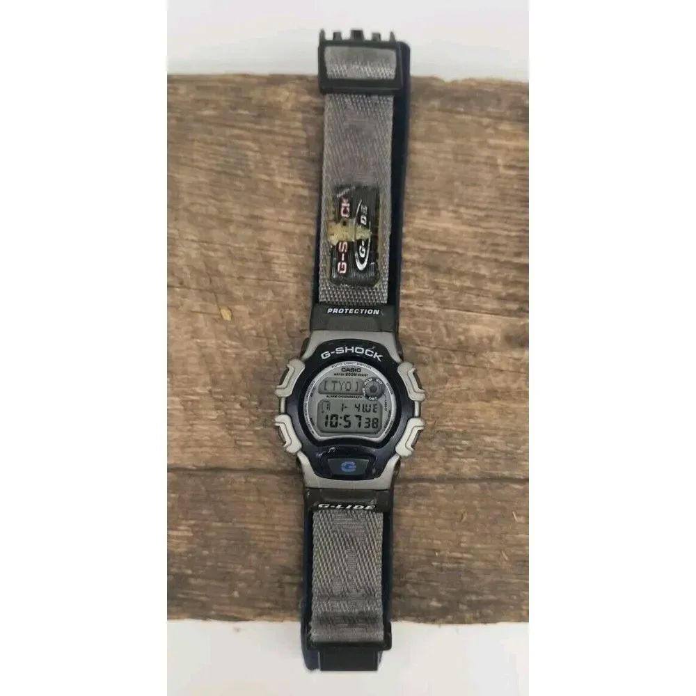 Casio G Shock DW-004 G-Lide Alarm Chronograph Y2K Vintage Watch